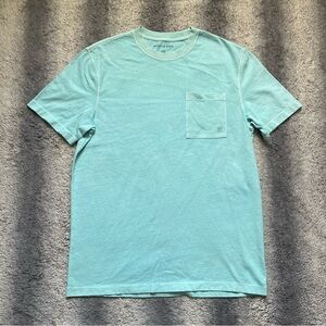 American Eagle Apparel Light Blue T-Shirt Men’s Small Front Pocket AE logo